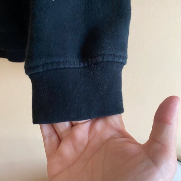 Vintage Black and Blue Wolf Graphic Hoodie - Picture 7 of 15